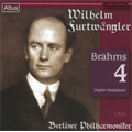 إࡦեȥ󥰥顼/Brahms Symphony No.4, Haydn Variations (12/12-15/1943) / Wilhelm Furtwangler(cond), Berlin Philharmonic Orchestra[ALT159]
