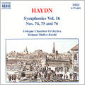 Haydn: Symphonies nos 74, 75 & 76 / M〕ler-Br”l, Cologne CO