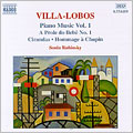 ˥ӥ󥹥/Villa-Lobos Piano Music Vol.1[8554489]