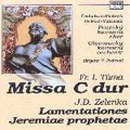 F.I. Tuma :Missa in C/Zelenka :Lamentationes Jeremiae Prophetae (11/5-6/1993): Vitezslav Podrazil(cond)/Olomoucku Chamber Orchestra/etc F.I. Tuma :Missa in C/Zelenka :Lamentationes Jeremiae Prophetae (11/5-6/1993): Vitezslav Podrazil(cond)/Olomoucku Chamber Orchestra/etc