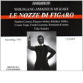 Mozart: Le Nozze di Figaro (1/15/1955) / Fritz Stiedry(cond), Metropolitan Opera Orchestra & Chorus, Eleanor Steber(S), Cesare Siepi(Bs), etc