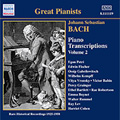 GREAT PIANISTS -J.S.BACH:PIANO TRANSCRIPTIONS VOL.2