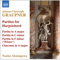 Graupner: Partitas for Harpsichord GWV.113, GWV.121, GWV.149 (12/3-5/2007) / Naoko Akutagawa(cemb)