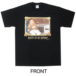 Micro 「Roots Of My Hiphop」 T-shirt Black/Lサイズ