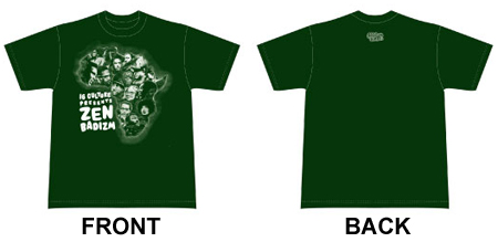 IG Culture Presents Zen Badizm T-shirt Green/XSサイズ