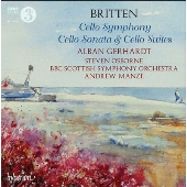 ブリテン: チェロ交響曲Op.68、無伴奏チェロ組曲、他