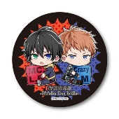 ヒプノシスマイク ぎゅぎゅっと缶バッチ ペア柄ver./山田三郎&毒島メイソン理鶯