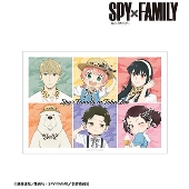 SPY×FAMILY 東武動物公園コラボ 描き下ろしイラスト 集合 アニマル柄ver. A3マット加工ポスター