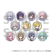 「劇場版プロジェクトセカイ 壊れたセカイと歌えないミク」 ミニキャラ缶バッジ 09/コラボカフェver. ブラインド(11個入りBOX)(描きおろしイラスト)