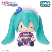 初音ミク×オシャレ魔女 ラブ and ベリー ふわぷち デフォルメフィギュア キラリンパープル 塗装済み可動フィギュア