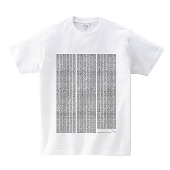 LIQUIDROOM × 砂原良徳 × AOKI takamasa Covid-19 Complete Genome T-shirts 白 Lサイズ