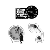 「時間は止まりたがっている」リリース記念 ステッカーセット