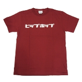 ジャンルTシャツ ヒップホップ バーガンディ Lサイズ