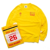 FREAK'S STORE × FROCLUB × TOWER RECORDS FROスウェット A イエロー Lサイズ