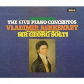V・アシュケナージ&ショルティ ベートーベン ピアノ協奏曲全曲(1972年 最初の全曲録音)他 DECCA輸入盤3枚組(全燕着)