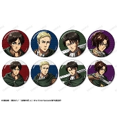 進撃の巨人 描き下ろし 戦いの後でver. トレーディンググリッター缶バッジ(8個入りBOX)