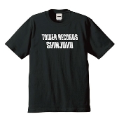 TOWER RECORDS SHINJUKU T-shirt ブラック Lサイズ