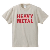 ジャンルTシャツ HEAVYMETAL ナチュラル Mサイズ
