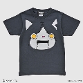 ロボニャン 顔モチーフ T-Shirt Charcoal Grey J140