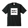 WTM_ジャンルT-Shirt HEAVY METAL(ブラック/ホワイト)Mサイズ