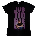 Justin Bieber 「Glow Photo」 Ladies T-shirt Lサイズ