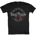 Deep Purple- Smoke Circle (Black) Tシャツ Lサイズ