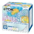 TDK 録音用CD-R(音楽用80分) カラ-MIX 20P インクジェット対応