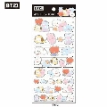 BT21 4SIZE STICKERS/おやすみ
