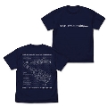 超時空要塞マクロス 愛・おぼえていますか SDF-1 マクロス Tシャツ/NAVY-L