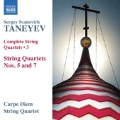 Taneyev: Complete String Quartets Vol.3