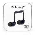 happy plugs イヤホン IN-EAR/ブラック
