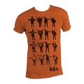 The Beatles/Help Repeat Orange T-Shirt Mサイズ