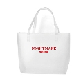 NIGHTMARE × TOWER RECORDS クリアトートバッグ レッド