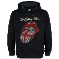 The Rolling Stones Uk Tongue Amplified Vintage Black Hoodie/M