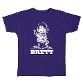 PEANUTS COMIC STYLE×ブリット・ポップ・スター T-shirt BRETT Purple/Sサイズ