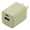 Melia AC充電器 Type-C/1USBポート (PD対応)20W ベージュ