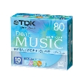 TDK 録音用CD-R(音楽用80分) カラ-MIX 10P 手描き対応