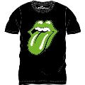 THE ROLLING STONES T-shirt Black Greenロゴ Black/Mサイズ