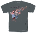 Weezer 「Running Crowd」 T-shirt Charcoal/XLサイズ