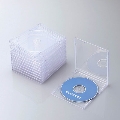 ELECOM CD/DVDケース(1枚収納)(10パック)/クリア