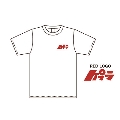 シンプルロゴ Tシャツ M (ホワイト/レッド)