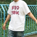 WTM Tシャツ NEO SOUL(ホワイト/ピンク) Sサイズ