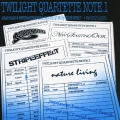 TWILIGHT QUARTETTE Note.1