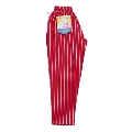 COOKMAN Chef Pants PIN STRIPE T/C RED M