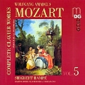 Mozart:Complete Clavier Works Vol.5 -Sonata KV.310/9 Variations KV.264/Andante KV.1a/etc:Siegbert Rampe(cemb/clavichord/fp)