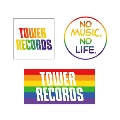 TOWER RECORDS ステッカー3枚セット RAINBOW