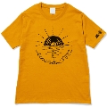 128 七尾旅人 × やけのはら × ドリアン NO MUSIC, NO LIFE. T-shirt (グリーン電力証書付) XSサイズ