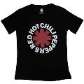 Red Hot Chili Peppers Classic Asterisk Ladies Black T-Shirt/レディースSサイズ
