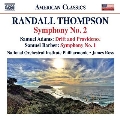 R. Thompson: Symphony No. 2; S. Adams: Drift and Providence; S. Barber: Symphony No. 1