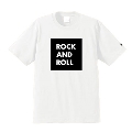 WTM_ジャンルT-Shirt ROCK AND ROLL(ホワイト/ブラック)Sサイズ